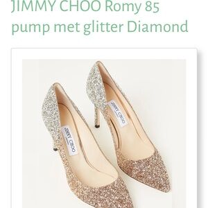 BRAND NEW unused, unopened Jimmy Choo ombré glitter shoes